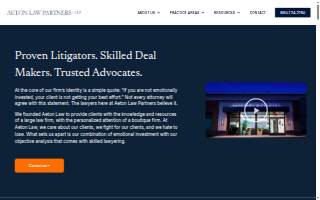 Aeton Law Partners website
