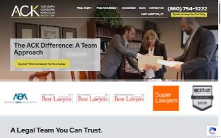 Adelman Connors & Krevolin, LLP- ACK Injury Law website