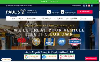 Paul's Auto Repair, LLC of Middletown website