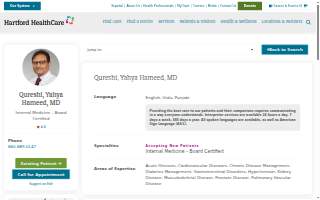 Yahya Qureshi, MD website