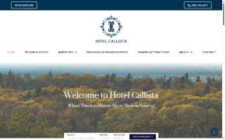 Hotel Callista website