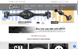 Currie's Plumbing, Heating, & Cooling Inc. website