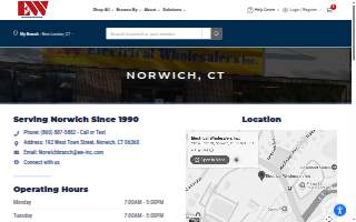 Electrical Wholesalers Inc. of Norwich website