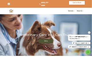 All Friends Animal Hospital website