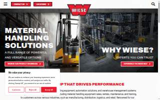 Wiese Construction & Environmental website