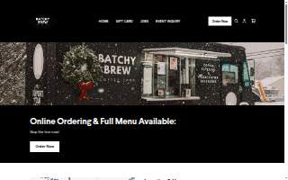 Batchy Brew website