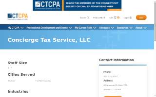 Concierge Tax Services LLC website
