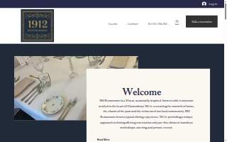 1912 Restaurant website