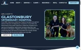 Glastonbury Veterinary Hospital: Peterson Kristen DVM website