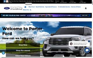 Porter Ford website