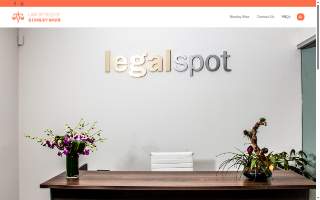 The Sharma Law Firm website