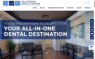 Delaware Smile Center website