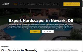 Delaware Creative Hardscaping website