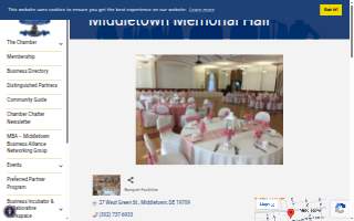 Middletown Memorial Hall website