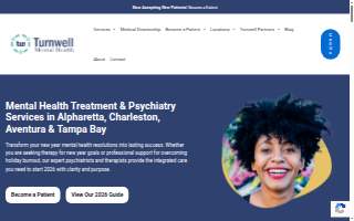 Turnwell Mental Health of Charleston website