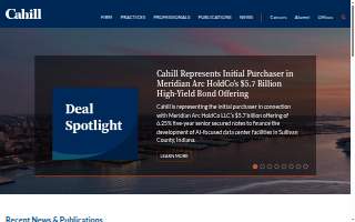 Cahill Electrical Contractors, Inc. website