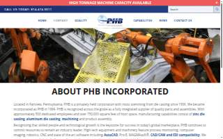 PHB Inc website