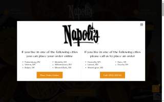 Napolis Italian Restaurant of Glasgow website
