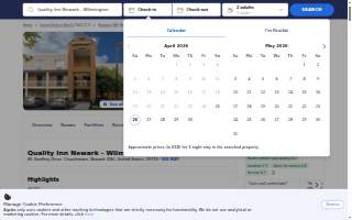 Quality Inn Newark - Wilmington website