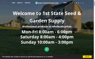 1st State Seed & Garden Supply website