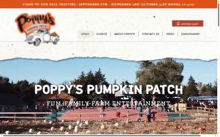 Poppys Last Minute Catering website