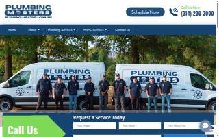 Plumbing Masters of Brookside website
