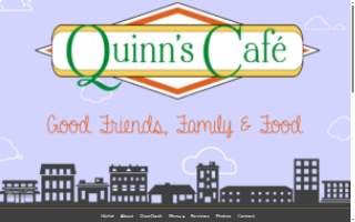 Quinn's Cafe website