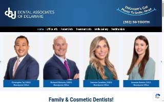 Dental Associates of Delaware-Hockessin website