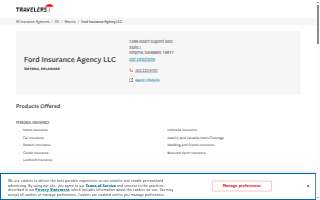 Ford Insurance Agency website