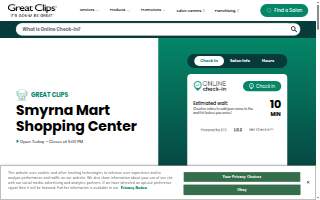 Great Clips of Smyrna website