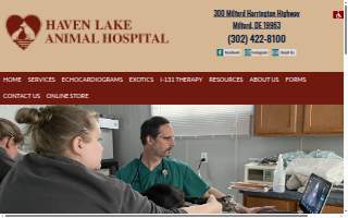 Haven Lake Animal Hospital website