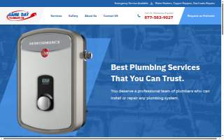 Same Day Plumbing of Milford website