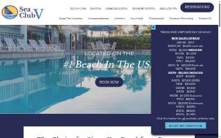 Sea View Hotel website