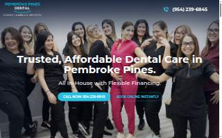 Pembroke Pines Dental website