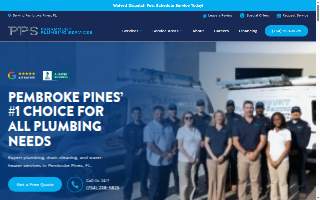 Paramount Plumbing Services website
