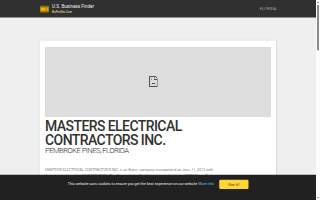 Masters Electrical Contractors, Inc. website