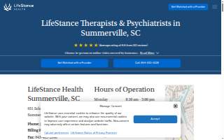 LifeStance Therapists & Psychiatrists Summerville website