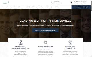 Northwest Family Dental website