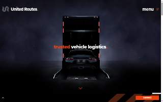United Routes - Vehicle Transportation Services website