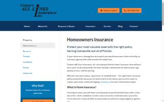 Cotton's All Lines Insurance, Inc. website