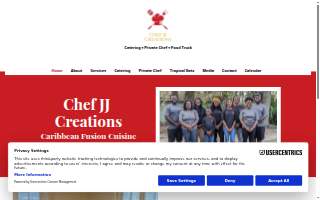 Chef JJ Creations website