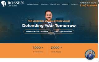 Rossen Law Firm of Miramar website