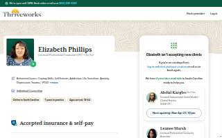 Elizabeth Phillips, LPC website