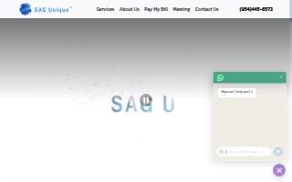 SAG Unique website