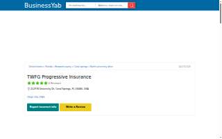 TWFG Progressive Insurance website