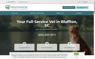 Riverside Animal Hospital of Coral Springs website