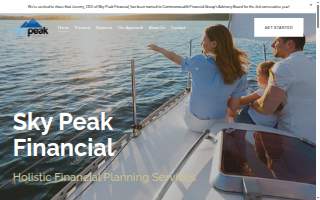 Sky Peak Financial website