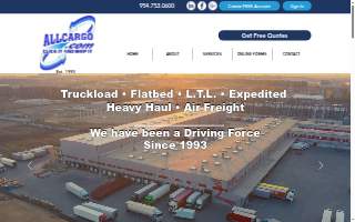 All Cargo Express Inc / AllCargo.com website