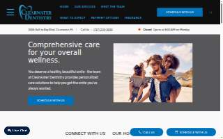 Clearwater Dentistry website