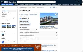 Melbourne Family Dental website